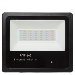 Foco Proyector LED 50W 6.000Lm 6000ºK IP65 Detector Movimiento Integrado 40.000H [1916-NS-HVFL50W-L-CW]