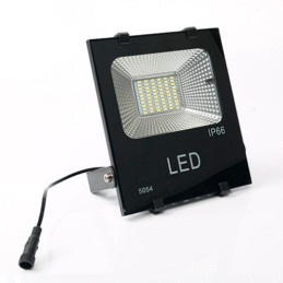 Foco Proyector LED 20W 2.000Lm 6000ºK Solar Sensor 20W + Control Remoto Panel 6V/8W 40.000H [PL-626002-CW]