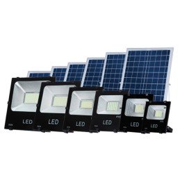 Foco Proyector LED 50W 5.000Lm 6000ºK Solar Sensor 50W + Control Remoto Panel 6V/15W 40.000H [PL-626004-CW]