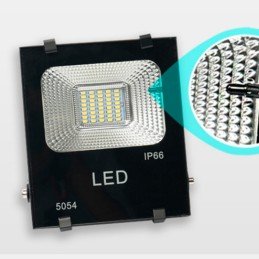 Foco Proyector LED 100W 10.000Lm 6000ºK Solar Sensor 100W + Control Remoto Panel 6V/25W 40.000H [PL-626005-CW]