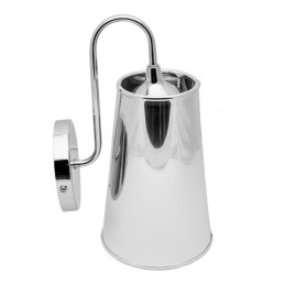 Aplique de Pared \"Kaia\" 1xE27 Plata (Sin Bombilla) [PLMP-219023]