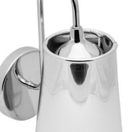 Aplique de Pared \"Kaia\" 1xE27 Plata (Sin Bombilla) [PLMP-219023]