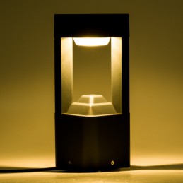 Lámpara de Suelo 10W  648Lm 3000ºK LED Exterior IP54 Hafr al Batin 40.000H [SL16-080A_G-WW]