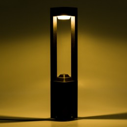 Lámpara de Suelo 10W  648Lm 3000ºK LED Exterior IP54 Parana 40.000H [SL16-081A_B-WW]
