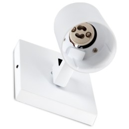 Aplique de Pared \"Lumiastra\" 1xGU10 Blanco Sin Bombilla