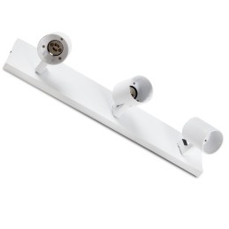 Aplique de Pared \"Lumiastra\" 3xGU10 Blanco Sin Bombilla