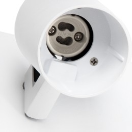 Aplique de Pared \"Lumiastra\" 3xGU10 Blanco Sin Bombilla