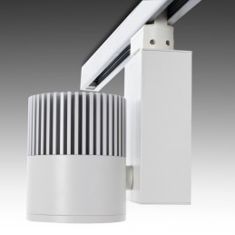 Foco de Carril LED  30W 2700Lm CRI90 4200ºK Trifásico UGR17 50.000H [JW-TR30W-WHITE-W]