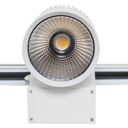 Foco de Carril LED  40W 3600Lm CRI90 4200ºK Trifásico UGR17 50.000H [JW-TR40W-WHITE-W]