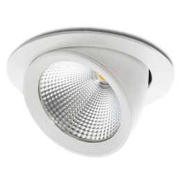 Foco Downlight LED 30W  3000Lm 4200ºK Orientable UGR17 50.000H [JW-30W-G-W]