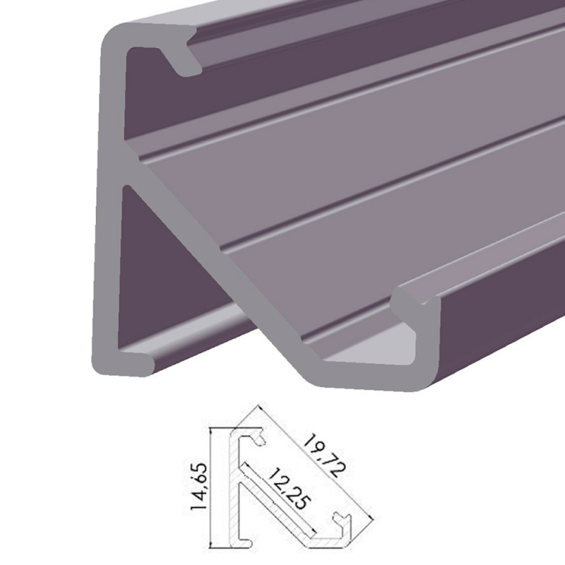 Perfíl Aluminio Tipo ECO P03 2,02M