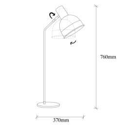 Lámpara de Mesa \"Zhoukou\" [OPV-521SHN2160]