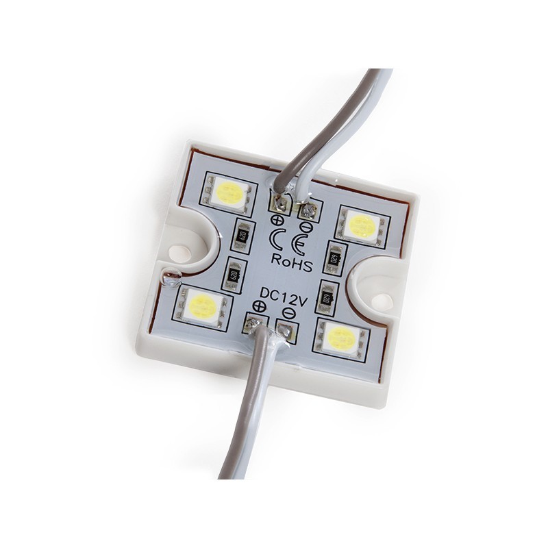 Módulo 1.44W 130Lm 4200ºK 4 LEDs SMD5050 40.000H [US-LMP5050W4-0001]
