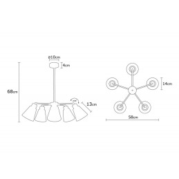 Lámpara Colgante \"Nantong\" [OPV-525NOR1239]