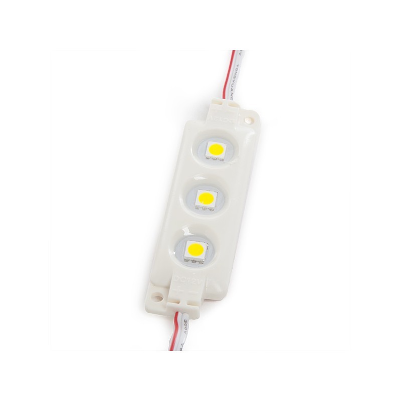 Módulo 0.72W 65Lm 4200ºK 3 LEDs ABS Inyectado SMD5050 40.000H [US-LMI5050W3-0001]