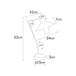Lámpara de Mesa \"Huanggang\" [OPV-525NOR2120]