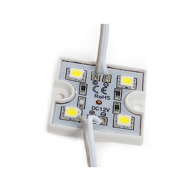 Módulo 0.6W 26Lm 4200ºK 4 LEDs SMD3528 40.000H [US-LMP3528W4-0001]