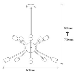 Lámpara Colgante \"Antofagasta\" [OPV-892OPV1442]
