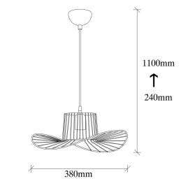 Lámpara Colgante \"Fu\'an\" [OPV-892OPV1724]