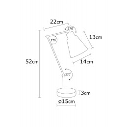 Lámpara de Mesa \"Maoming\" [OPV-525NOR2110]