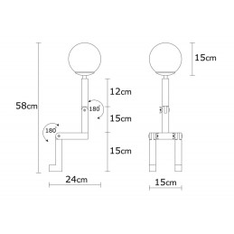 Lámpara de Mesa \"Pucallpa\" [OPV-525NOR2146]