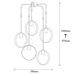 Lámpara Colgante \"Homyel\'\" [OPV-892OPV1512]