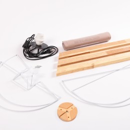 Lámpara de Suelo  \"Pyongyang\" [OPV-780SGN2418]