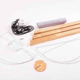 Lámpara de Suelo  \"Pyongyang\" [OPV-780SGN2418]