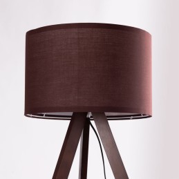 Lámpara Suelo \"AYD-1526\" Marrón 1xE27 Sin Bombilla [OPV-780SGN2427]