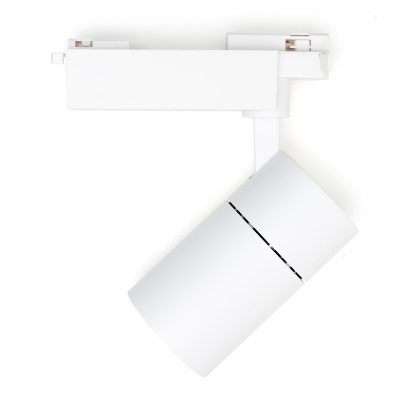 Foco de Carril LED 30W 2.700Lm CRI85 6000ºK Monofásico 40.000H [HO-FC-30W-W-CW]