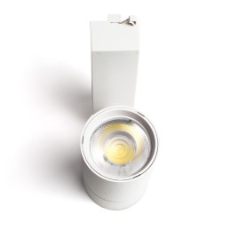 Foco de Carril LED 30W 2.700Lm CRI85 6000ºK Monofásico 40.000H [HO-FC-30W-W-CW]