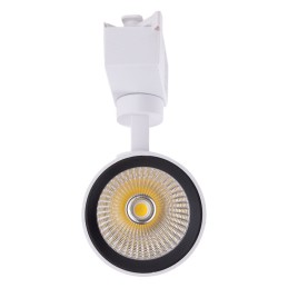 Foco de Carril LED 15W 1.350Lm CRI85 6000ºK Monofásico 40.000H [HO-FC-15W-W-CW]