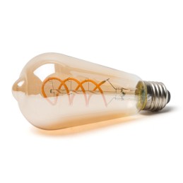 Bombilla LED E27 4W 380Lm 2000ºK Filamento 40.000H [WR-ST64-4W-R]