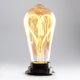 Bombilla LED E27 4W 380Lm 2000ºK Filamento 40.000H [WR-ST64-4W-R2]