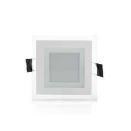 Foco Downlight LED 6W 450Lm 6000ºK Cuadrado   Cristal 40.000H [GR-MB02-6W-CW]