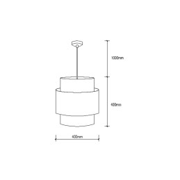 Lámpara Colgante \"Gracelynn\"  [SKD-P900]