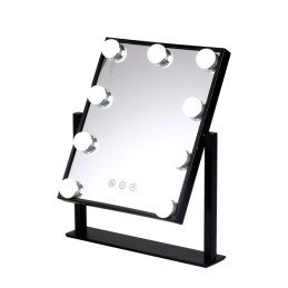 Espejo Iluminado Maquillaje LED 4200ºK 30x36Cm Negro 40.000H [SUN-KRS300360-B]