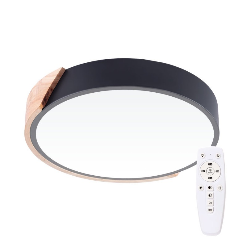 Plafón LED 18W 1.800Lm Circular Bicolor \"Addilyn\" Temperatura Color Ajustable 40.000H [HO-PL-BI-18W-01]