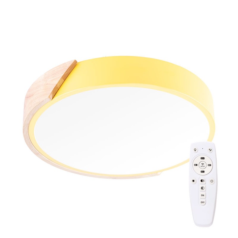 Plafón LED 18W 1.800Lm Circular Bicolor \"Gwendoline\" Temperatura Color Ajustable 40.000H [HO-PL-BI-18W-04]