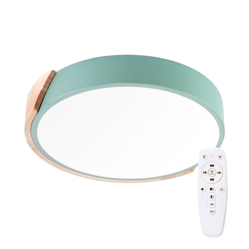 Plafón LED 18W 1.800Lm Circular Bicolor \"Esmeralda\" Temperatura Color Ajustable 40.000H [HO-PL-BI-18W-05]