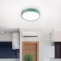 Plafón LED 18W 1.800Lm Circular Bicolor \"Esmeralda\" Temperatura Color Ajustable 40.000H [HO-PL-BI-18W-05]