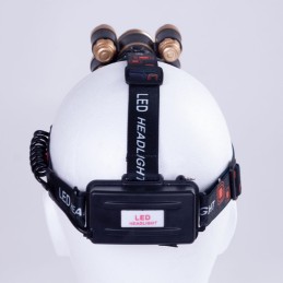 Luz Frontal \"Wanjiru\" 10W XPE + 4 x COB 3W  Aluminio/ABS