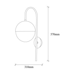 Aplique \"Esfahan\" [OPV-584TTM1909]