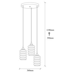 Lámpara Colgante \"Lapu-Lapu City\" [OPV-892OPV1873]