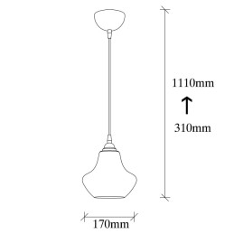 Lámpara Colgante \"Pohang\" [OPV-892OPV1912]