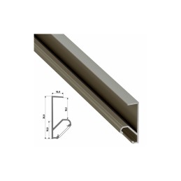 Perfíl Aluminio Tipo Q18 2,02M