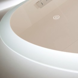 Espejo Iluminado Baño LED 15W 4200ºK Ø80Cm Interruptor Táctil Dimable Anti Vaho 40.000H [SUN-SYJ-16310A]