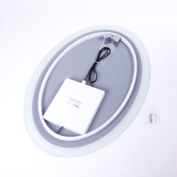 Espejo Iluminado Baño LED 15W 4200ºK 50x70Cm Interruptor Táctil Dimable 40.000H [SUN-SYJ-16304]