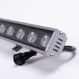 Bañador de Pared LED 18W 1.166,4Lm 3000ºK IP67 RGB 24VDC 40.000H [WR-WWDMX18W]