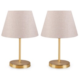 Pack 2 Lámparas de Mesa \"Bursa\" [OPV-780SGN1831]